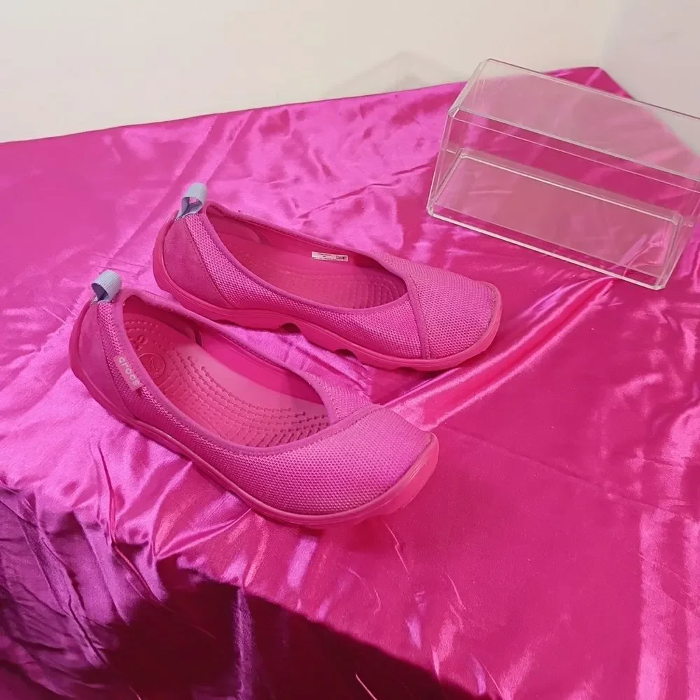Kids Pink Slip-On Shoes